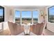 Cozy seating area with chairs and ocean view at 407 Palmetto Blvd, Edisto Beach, SC 29438