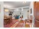Bright, open-concept living space with hardwood floors and traditional furnishings at 521 London Bridge Rd, Mount Pleasant, SC 29464
