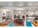 Open-concept living space that seamlessly blends the dining room, kitchen, and living room at 521 London Bridge Rd, Mount Pleasant, SC 29464