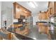 Beautiful kitchen with stainless steel appliances, granite countertops, and wood cabinets at 652 E Hobcaw Dr, Mount Pleasant, SC 29464