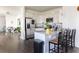 Modern kitchen featuring stainless steel appliances, granite countertops, and white cabinets at 9715 Brandishing Rd, Ladson, SC 29456