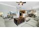 Spacious living area with comfortable seating, a dining area, and an open-concept kitchen at 1052 Whitlow Blvd, Summerville, SC 29483