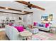 Inviting living space with an open layout, featuring comfortable seating and bright decor at 112 E Huron Ave # C, Folly Beach, SC 29439