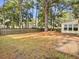 Spacious backyard featuring a well-maintained lawn and privacy fencing at 115 St Awdry St, Summerville, SC 29485