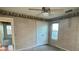 Bedroom features wallpaper with border, ceiling fan, and a closet at 115 St Awdry St, Summerville, SC 29485