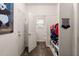 Functional mudroom with built-in storage and a convenient half bathroom at 150 Rockingham Way, Moncks Corner, SC 29461