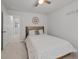 Cozy bedroom with soft carpet, a comfortable bed, and inviting decor at 242 Narrowleaf Ave, Summerville, SC 29485