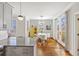 Bright kitchen featuring stainless steel appliances and hardwood floors at 249 Ashley Ave, Charleston, SC 29403