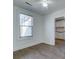 Bedroom featuring one window, neutral walls, stylish wood-look flooring, and a ceiling fan at 2694 Olympia Ave, North Charleston, SC 29405