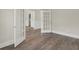 Bright office space featuring hardwood floors and double doors for privacy at 304 O'Malley Dr, Summerville, SC 29483