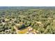 An aerial view showcasing the property's location amidst a vast expanse of dense, verdant trees at 317 Lankford St, Moncks Corner, SC 29461