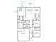 Floor plan of the first story featuring owner's suite, Gathering room, kitchen, and bedrooms 2 & 3 at 324 Abercom Place Dr, Moncks Corner, SC 29461