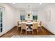 Charming breakfast nook with light fixture and windows at 35 Tradd St, Charleston, SC 29401