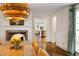 Dining room with hardwood floors, decorative lighting and open floor plan at 35 Tradd St, Charleston, SC 29401