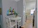 Cozy kitchen nook featuring a round table, comfortable seating, and adjacent access to the main kitchen area at 409 Reserve Way, Summerville, SC 29485