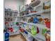 Well-stocked pantry with wire shelving, providing ample storage space for food and supplies at 418 Myers Mayo Rd, Ridgeville, SC 29472