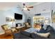 Inviting living room features a fireplace, wood floors, and stylish decor with comfortable seating at 524 Cobby Creek Ln, Seabrook Island, SC 29455