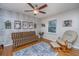 Relaxing sitting area with daybed, patterned area rug, and natural lighting at 6024 Meadowcliff Ave, Hanahan, SC 29410