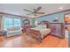 Spacious primary bedroom with a sitting area and natural light at 7 Dogwood Ln, Walterboro, SC 29488