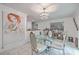 Charming dining area with decorative art and natural light at 7 Dogwood Ln, Walterboro, SC 29488