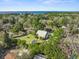 Aerial view of home featuring waterfront access at 901 Morton Waring Ln, Pinopolis, SC 29469