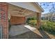 Brick carport with a concrete floor at 901 Morton Waring Ln, Pinopolis, SC 29469