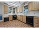 Classic kitchen with light wood cabinets, tile floors, and vintage appliances at 901 Morton Waring Ln, Pinopolis, SC 29469