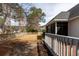Elevated view of back deck showing access to the backyard at 109 Presidio Bnd, Summerville, SC 29483