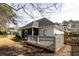 Corner view of a back deck with a screen porch at 109 Presidio Bnd, Summerville, SC 29483