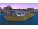 Stunning aerial view of the home with waterfront access and picturesque community at 115 Bluff Isle Ct, Summerville, SC 29486
