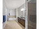Bathroom featuring a double vanity, shower and tub at 145 Pier View St # 403, Charleston, SC 29492