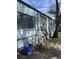 Image of a damaged exterior building, potentially for restoration or renovation with damage to the siding at 2157 Dorchester Rd, North Charleston, SC 29405