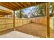 View of the backyard with new wood fencing and space for outdoor activities at 2191 Helm Ave, North Charleston, SC 29405