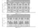 Detailed front elevation showing the architectural design of the townhome complex at 2191 Helm Ave, North Charleston, SC 29405