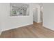 Living room and kitchen combined in open floor plan with lots of natural light at 2191 Helm Ave, North Charleston, SC 29405