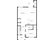 Downstairs floorplan featuring a living room, kitchen and bedroom with bath at 246 Spencer Cir, Summerville, SC 29485