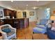 Relaxing living area with seamless flow to the dining and kitchen, perfect for entertaining at 280 Driftwood Ln, Edisto Beach, SC 29438