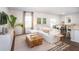 Cozy living room with plush sofa, stylish coffee table, and plenty of natural light at 306 Pine Crest View Dr, Summerville, SC 29486