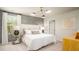 Serene main bedroom with soft lighting, stylish wallpaper, and decorative touches at 306 Pine Crest View Dr, Summerville, SC 29486