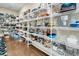 Well-organized pantry with wire shelving stocked with food items and kitchen essentials at 331 Weston Hall Dr, Summerville, SC 29483
