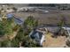 Stunning aerial view of home with marsh views, deep-water access, and private dock at 7527 Ladys Secret Ln, Awendaw, SC 29429