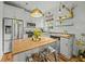 Bright kitchen features stainless steel appliances, granite countertops, and island seating at 78 Nassau St, Charleston, SC 29403