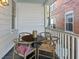 Cozy porch area with outdoor seating perfect for relaxing in the sun at 78 Nassau St, Charleston, SC 29403