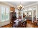 Dining room with hardwood floors featuring views into the living room at 914 Tupelo Bay Dr, Mount Pleasant, SC 29464