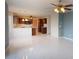 Kitchen with white island, tile floors, and updated appliances at 1051 Wayfarer Ln, Charleston, SC 29412