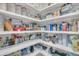 Organized walk-in pantry with shelving provides ample storage space for food and household items at 116 Ivy Terrace Rd, Summerville, SC 29486