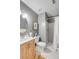 Modern bathroom with stylish vanity, updated fixtures, and a pristine shower for a refreshing experience at 1174 Village Creek Ln # 3, Mount Pleasant, SC 29464