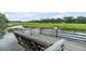 Scenic marsh view from a private wooden dock and beautiful coastal landscape at 1174 Village Creek Ln # 3, Mount Pleasant, SC 29464