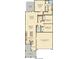 First floor architectural plan showcasing a seamless blend of open spaces and functional design elements, like pantry, garage and patio at 118 Threaded Fern St, Summerville, SC 29485