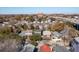 Aerial view of neighborhood with the property highlighted, showing its location near the highway at 12 Poplar St, Charleston, SC 29403